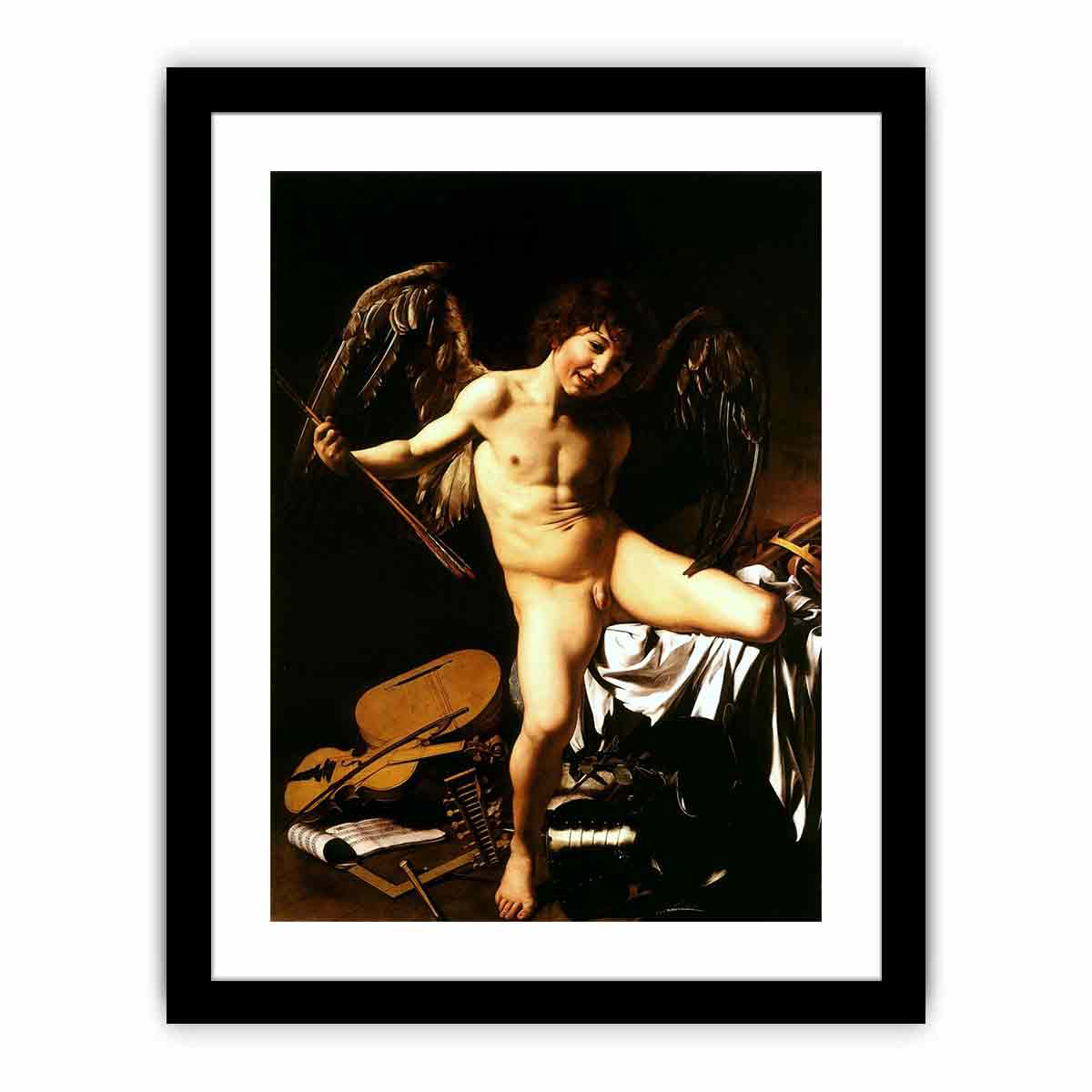 Amor vincit omnia. By Caravaggio