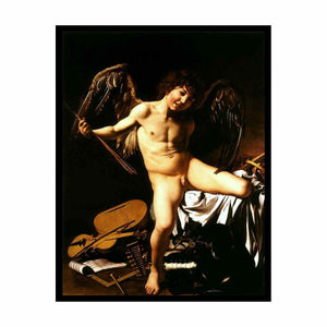 Amor vincit omnia. By Caravaggio