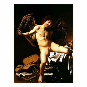 Amor vincit omnia. By Caravaggio