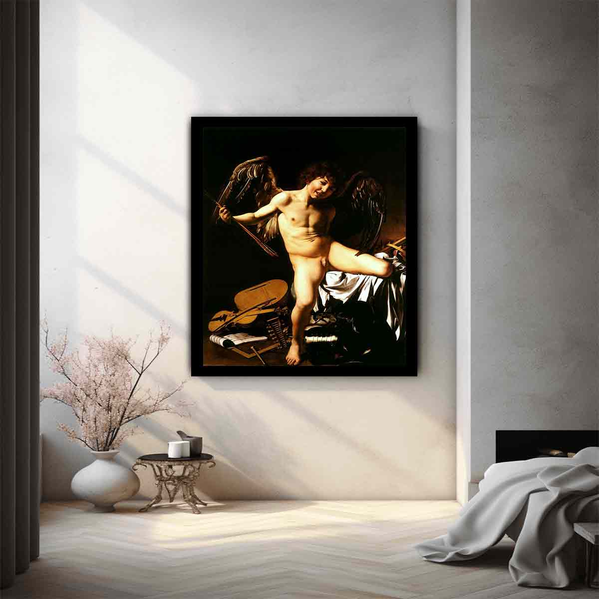 Amor vincit omnia. By Caravaggio
