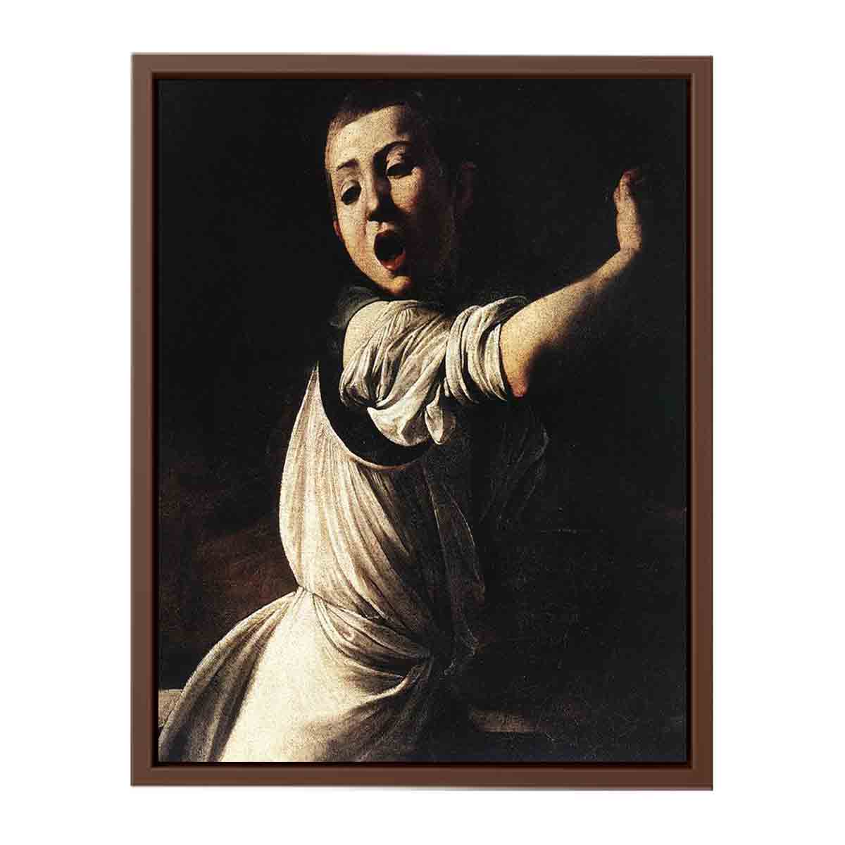 The Martyrdom of St Matthew (detail) By Caravaggio