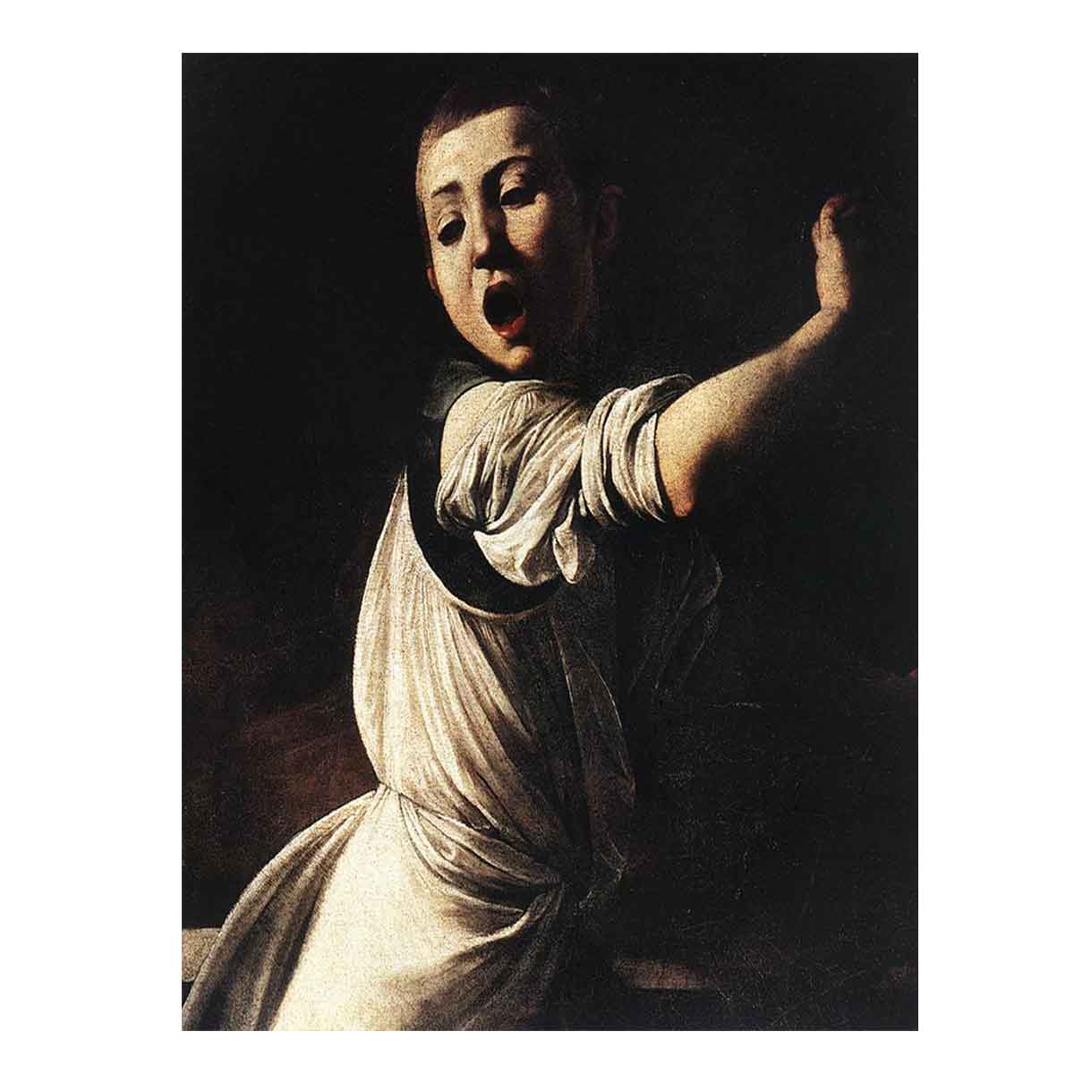 The Martyrdom of St Matthew (detail) By Caravaggio