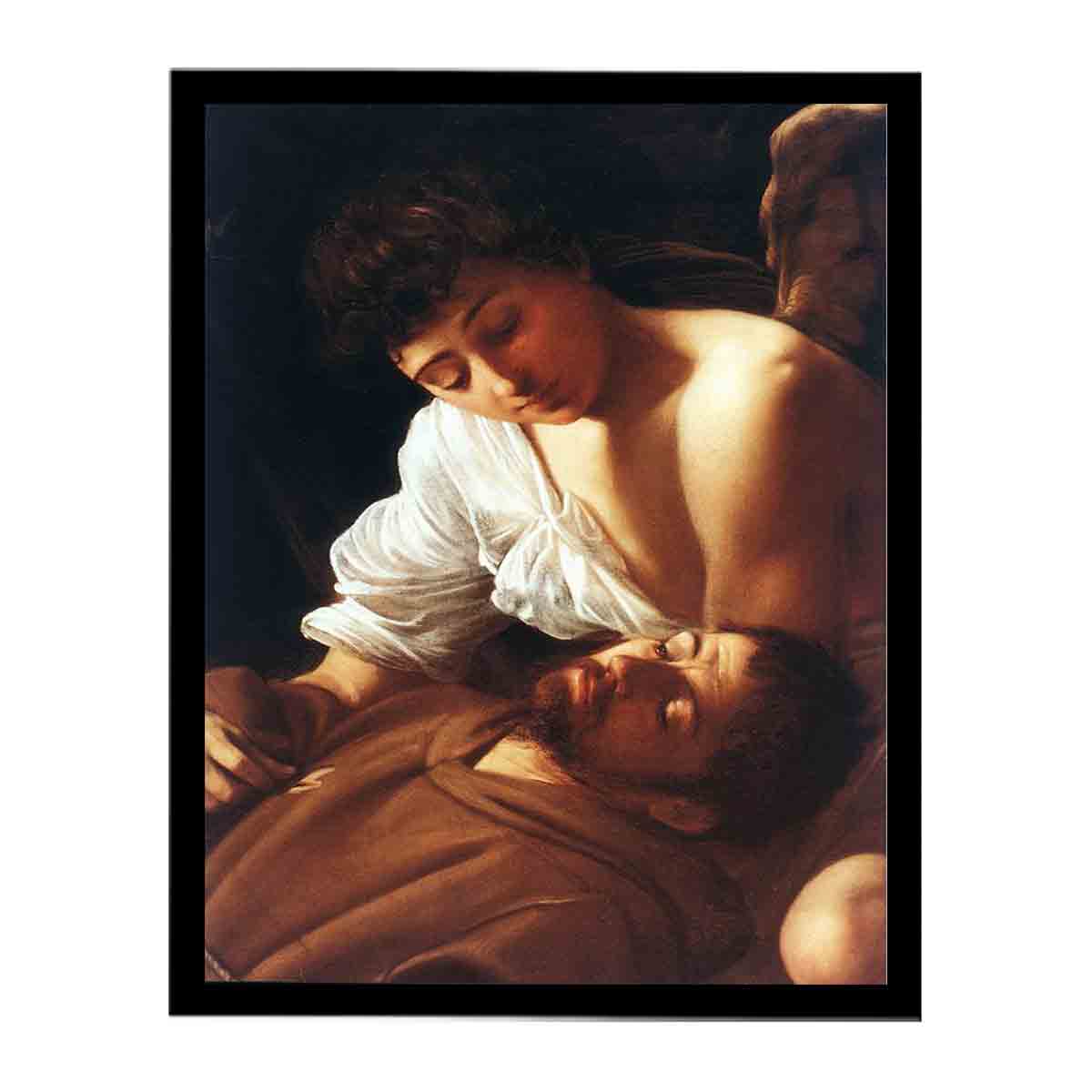 Francis of Assisi in Ecstasy By Caravaggio