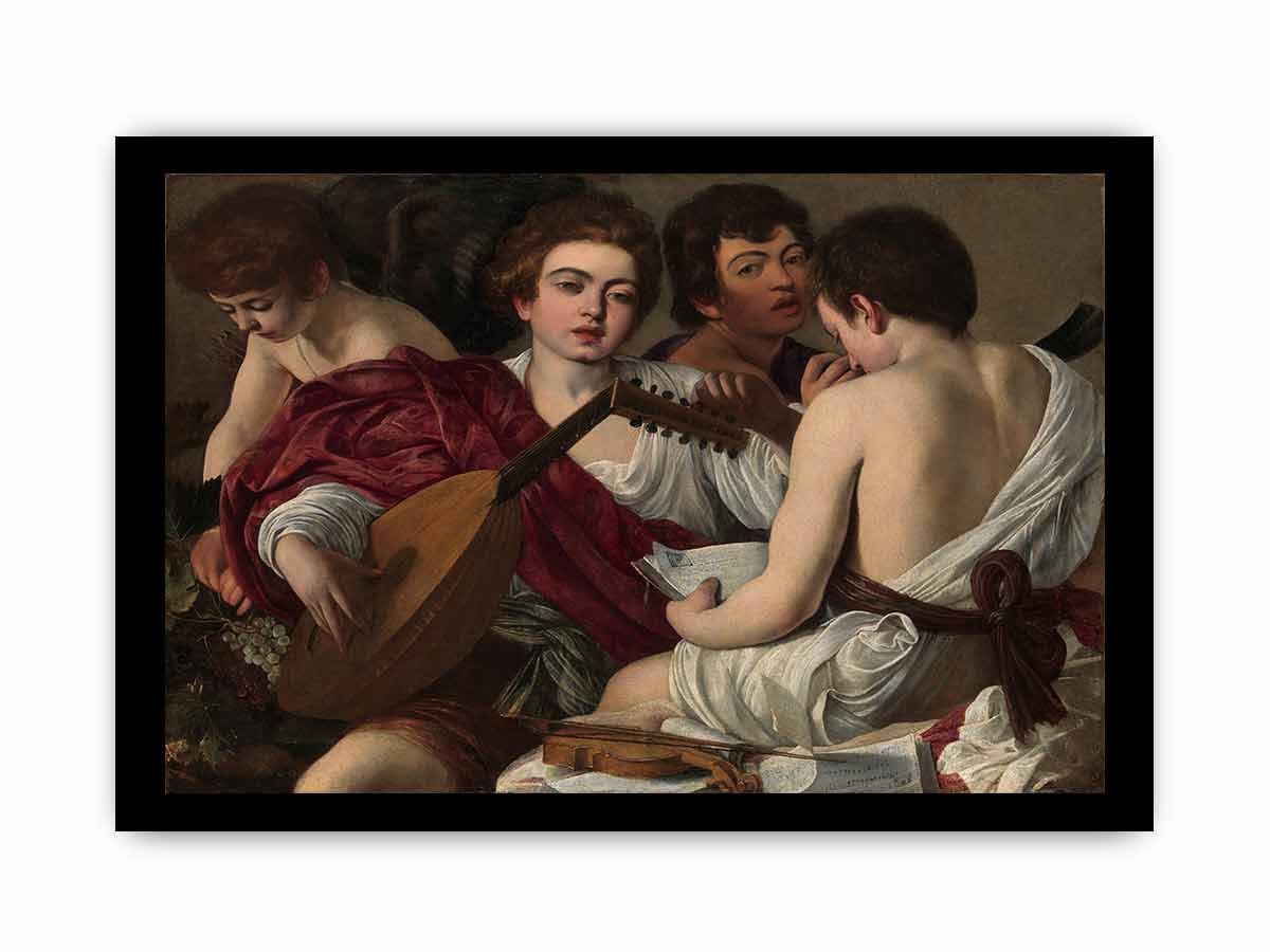 The Musicians Edit this at Wikidata By Caravaggio