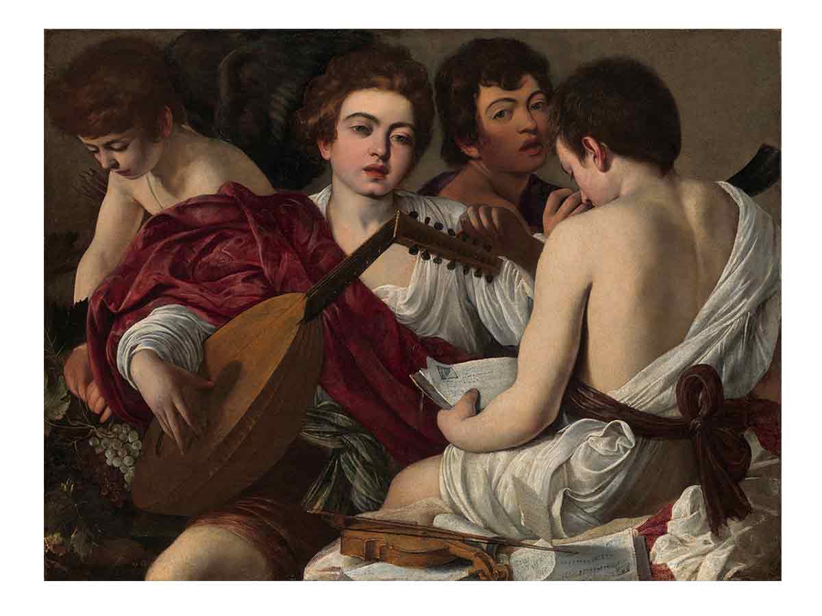 The Musicians Edit this at Wikidata By Caravaggio