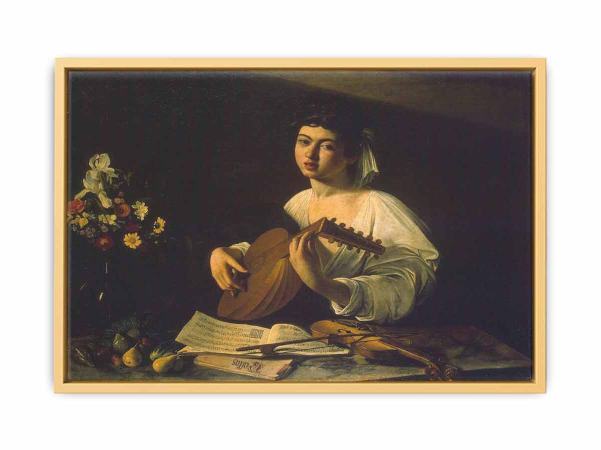 Lute Player By Caravaggio