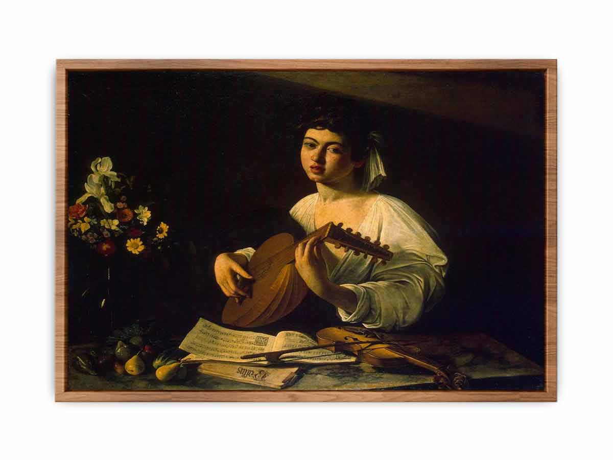 Lute Player By Caravaggio