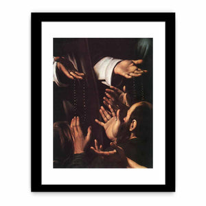 Madonna del Rosario (detail) By Caravaggio