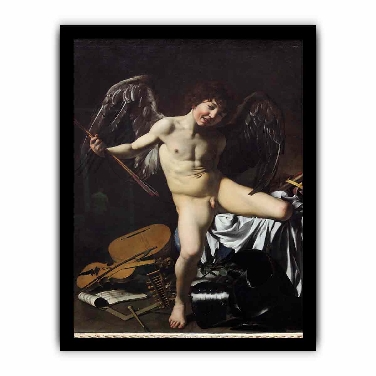 Cupid as Victor Edit this at Wikidata By Caravaggio