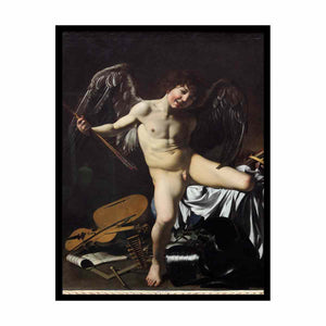 Cupid as Victor Edit this at Wikidata By Caravaggio