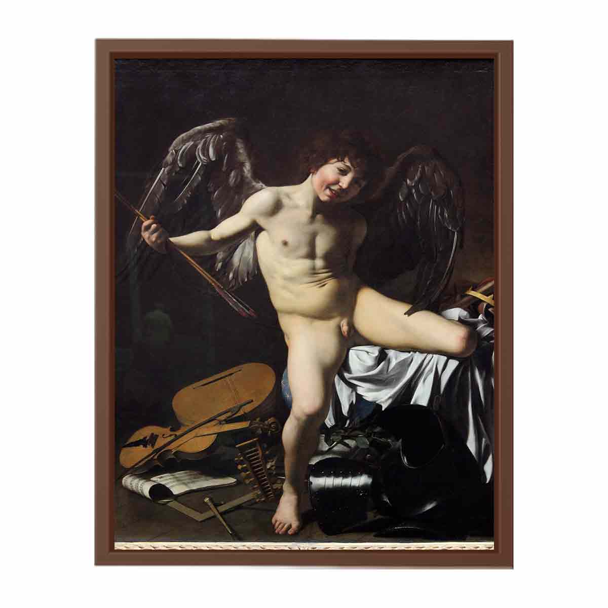 Cupid as Victor Edit this at Wikidata By Caravaggio