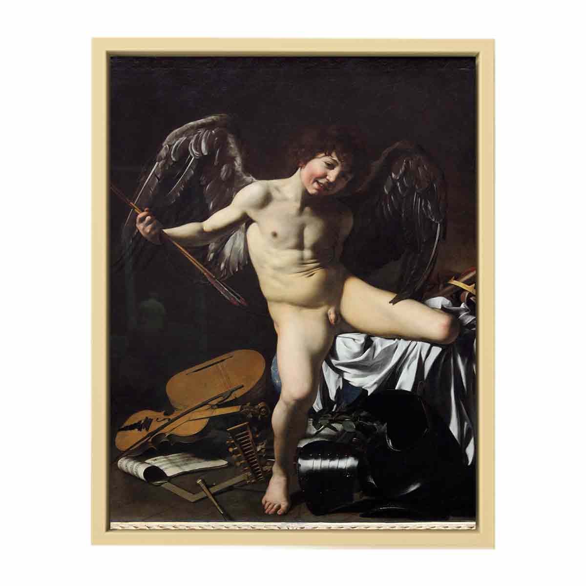 Cupid as Victor Edit this at Wikidata By Caravaggio