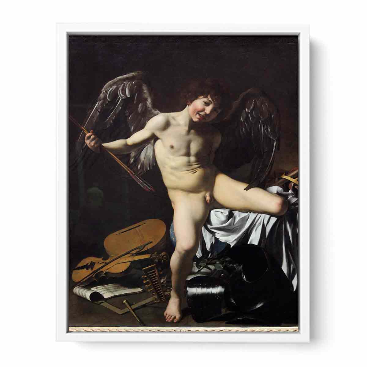 Cupid as Victor Edit this at Wikidata By Caravaggio