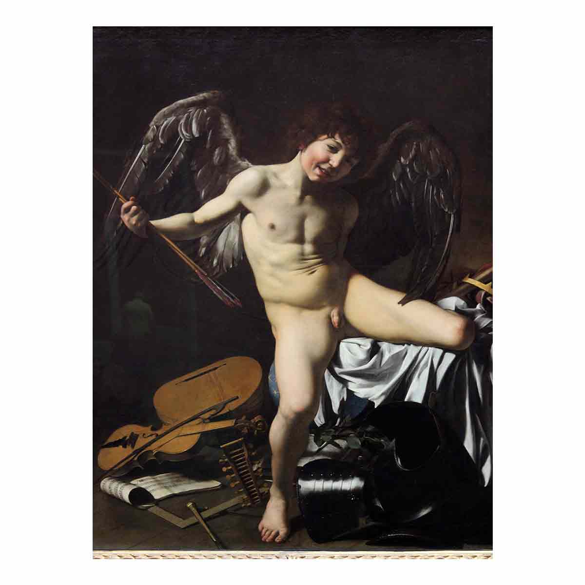 Cupid as Victor Edit this at Wikidata By Caravaggio