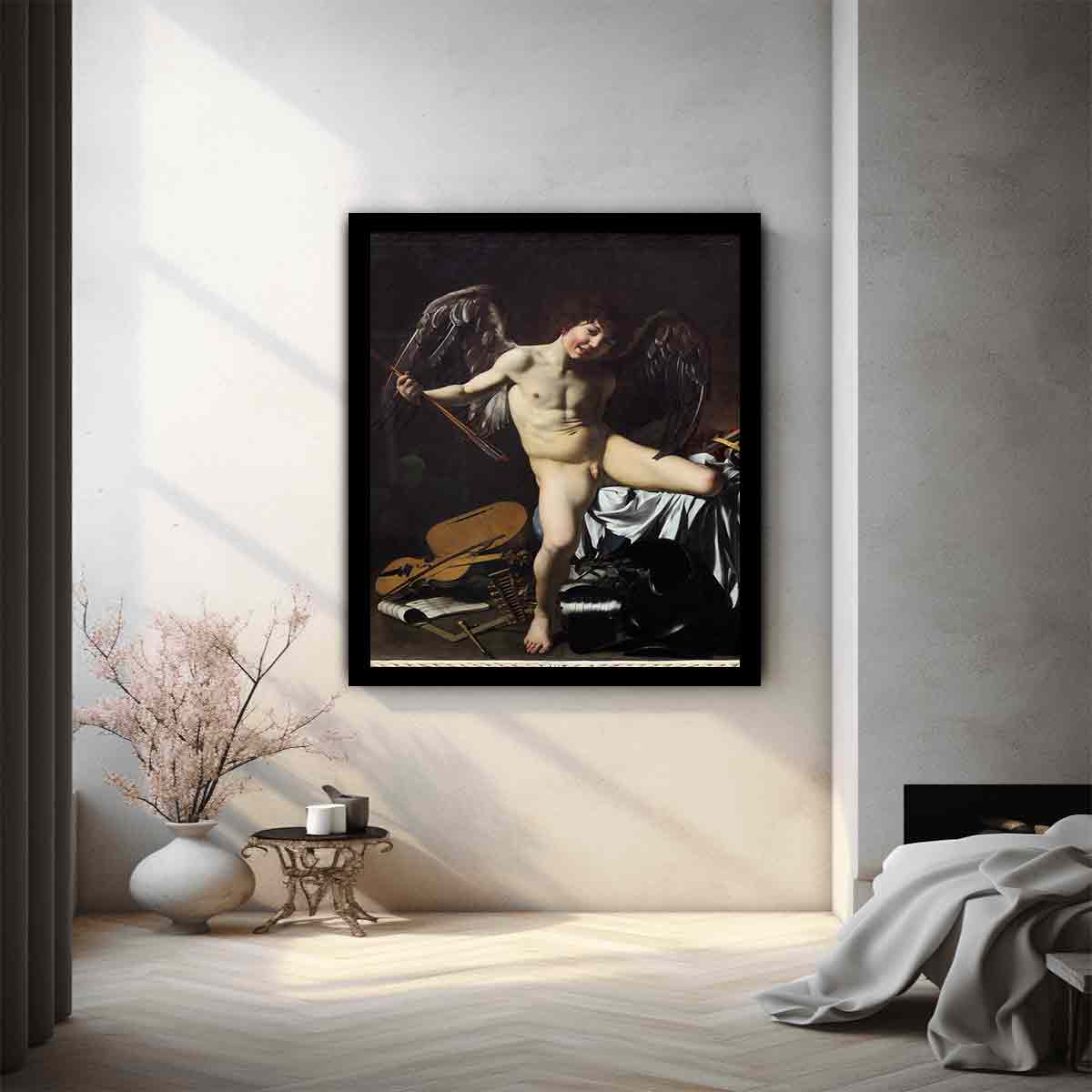 Cupid as Victor Edit this at Wikidata By Caravaggio