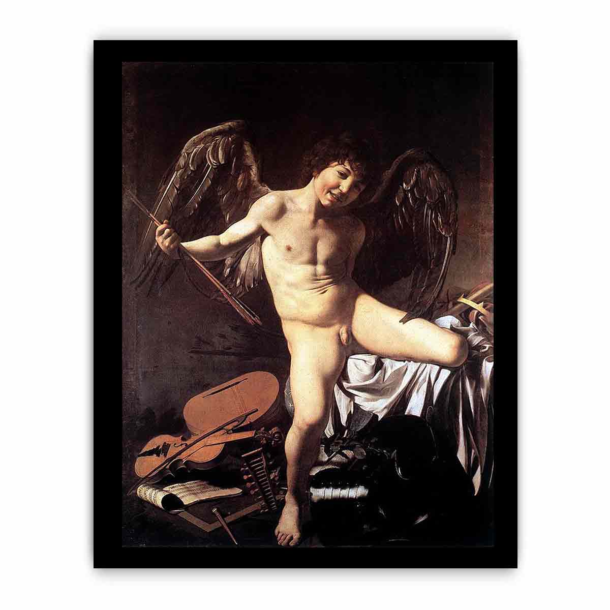 Cupid as Victor By Caravaggio