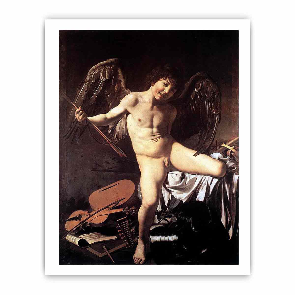 Cupid as Victor By Caravaggio