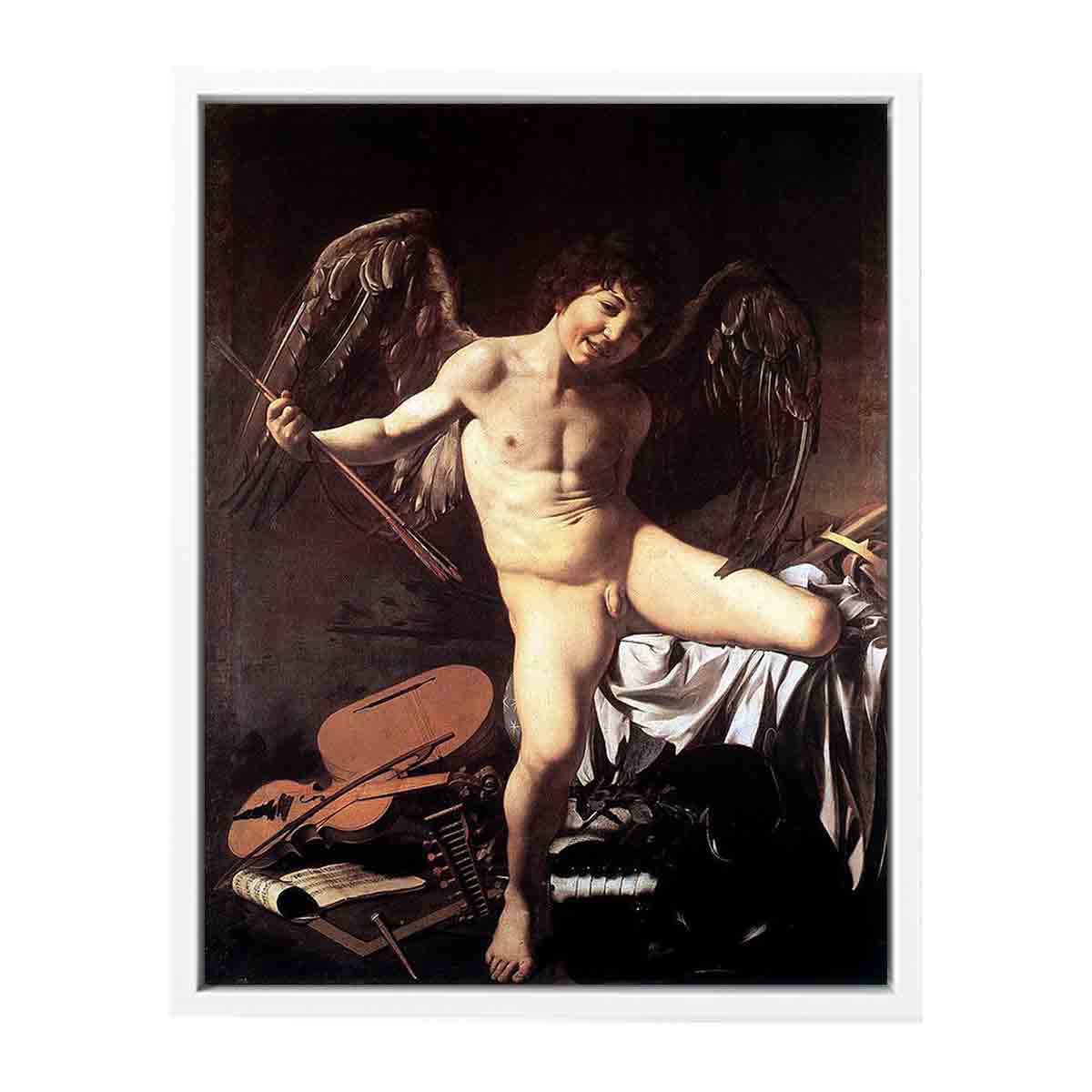Cupid as Victor By Caravaggio