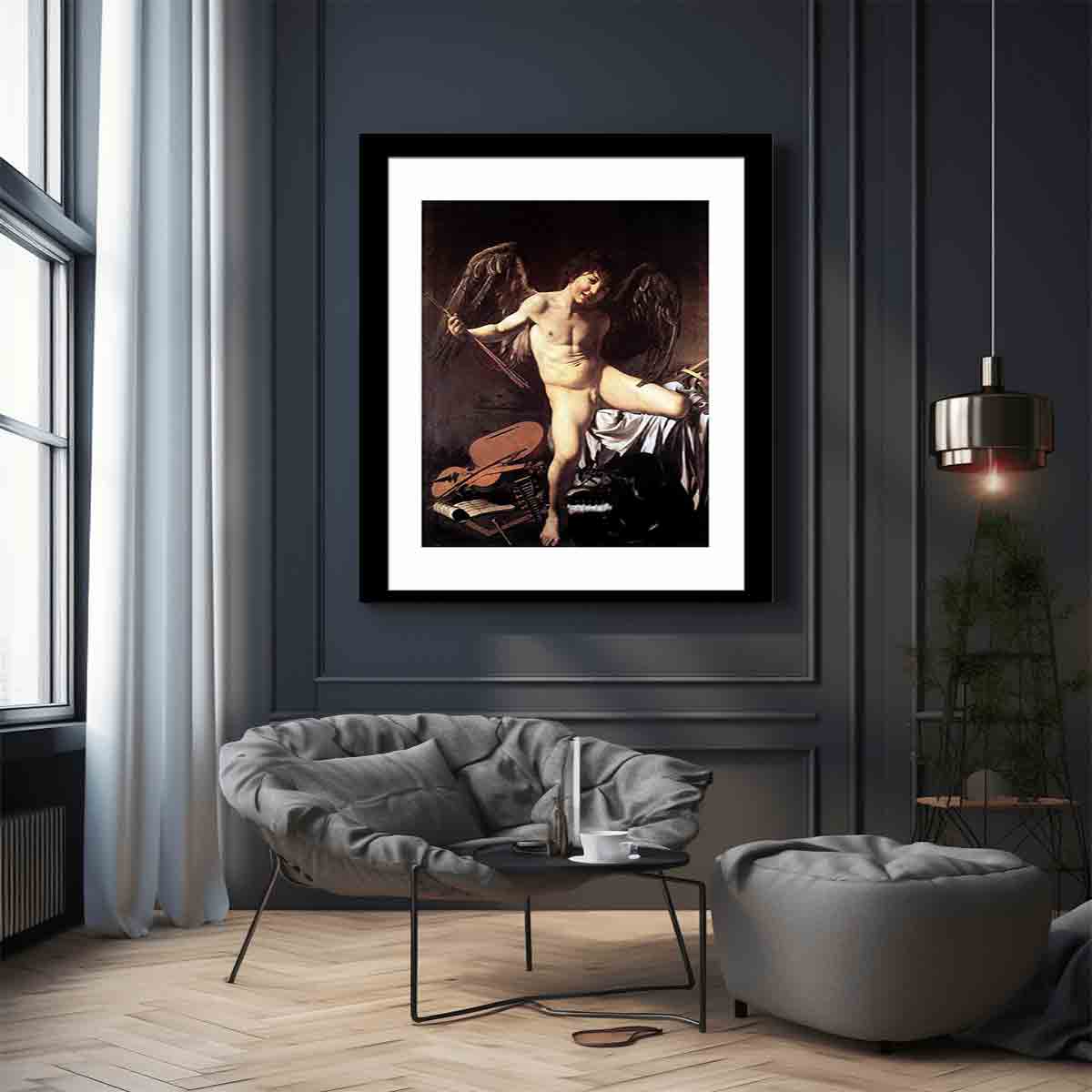Cupid as Victor By Caravaggio