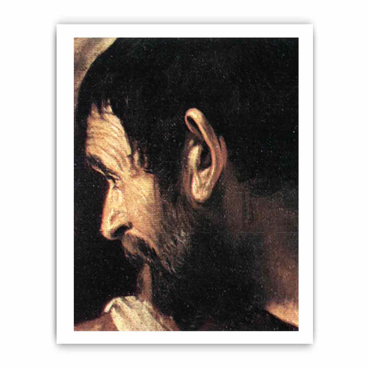 Supper at Emmaus (detail) By Caravaggio