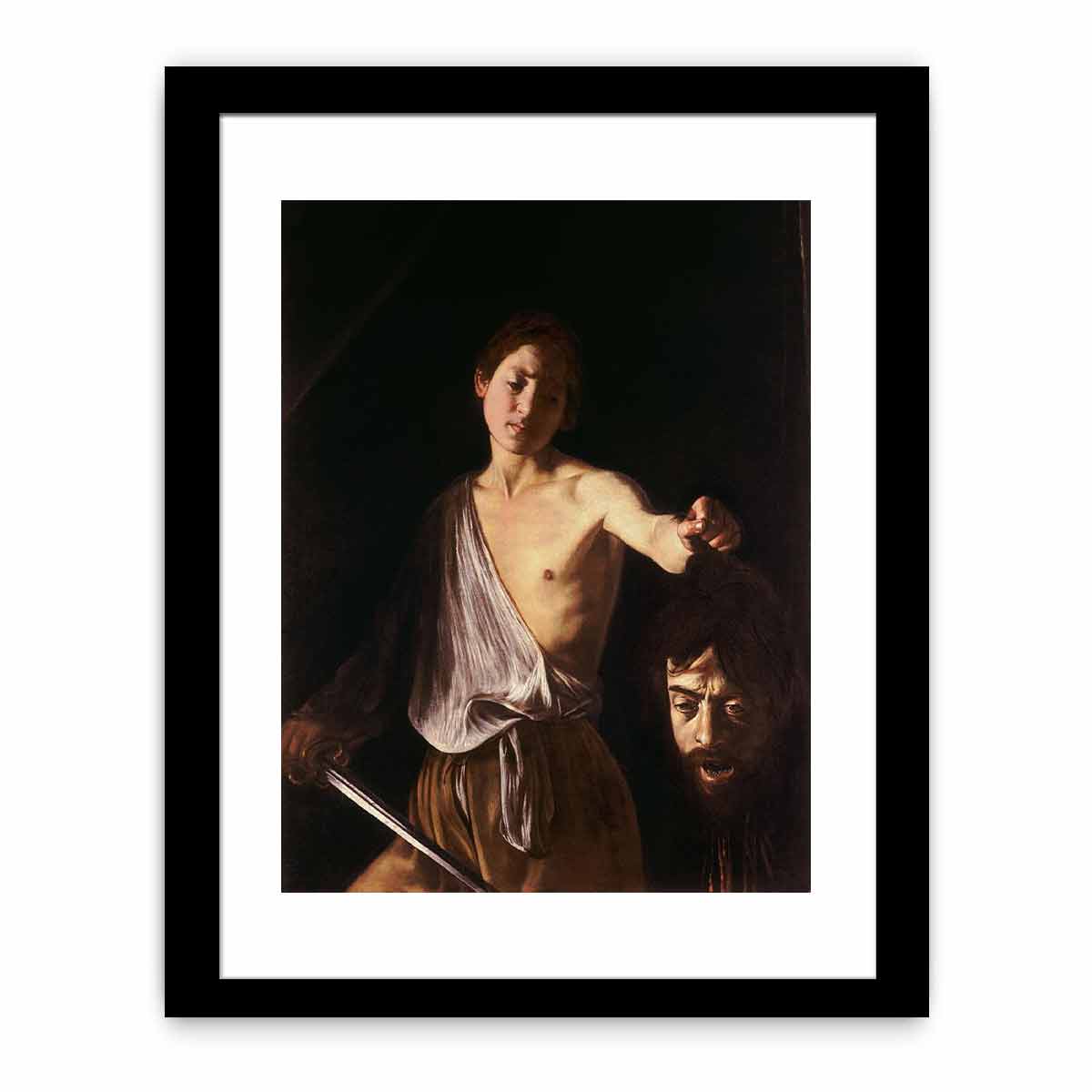 David with the Head of Goliath By Caravaggio