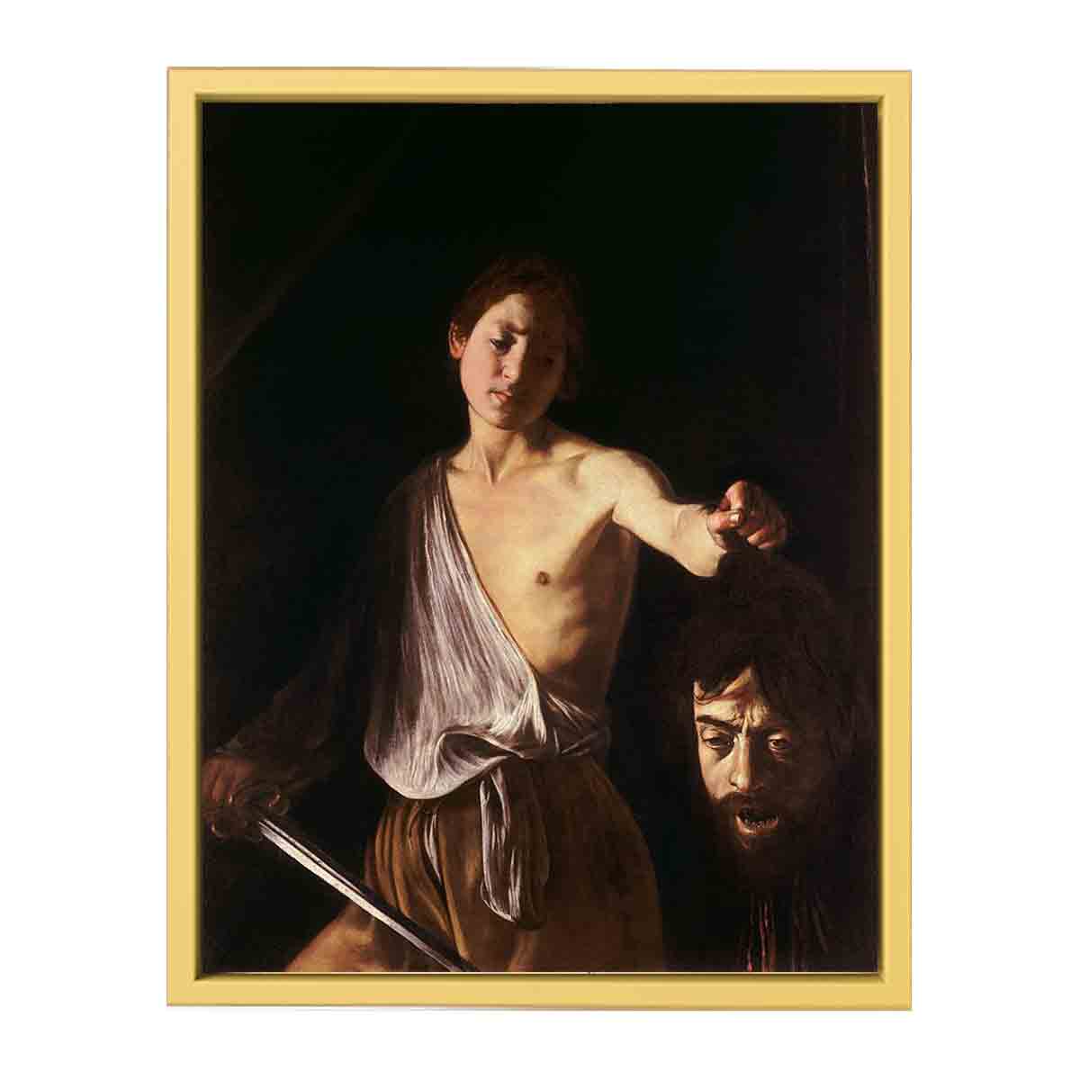 David with the Head of Goliath By Caravaggio