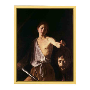 David with the Head of Goliath By Caravaggio