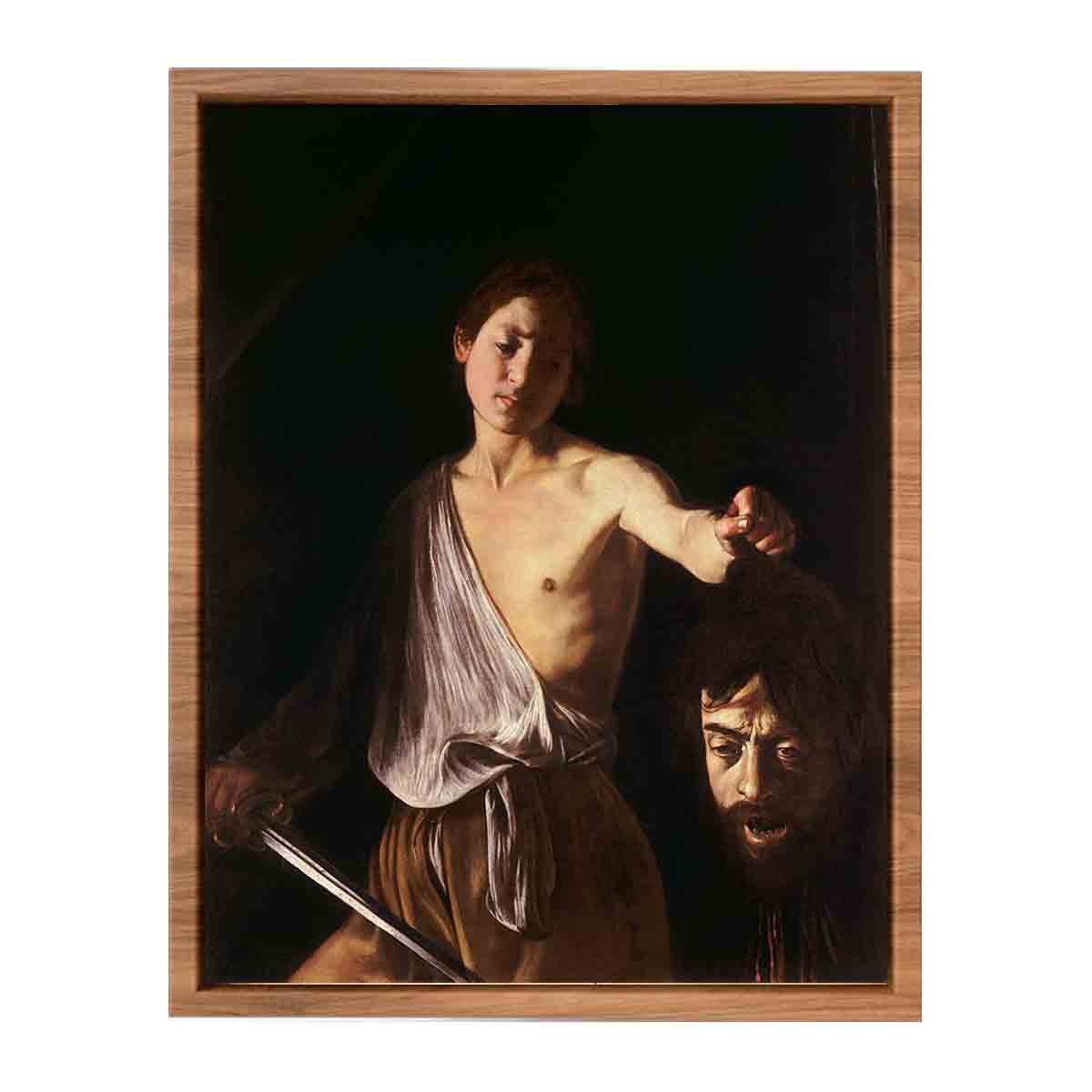 David with the Head of Goliath By Caravaggio