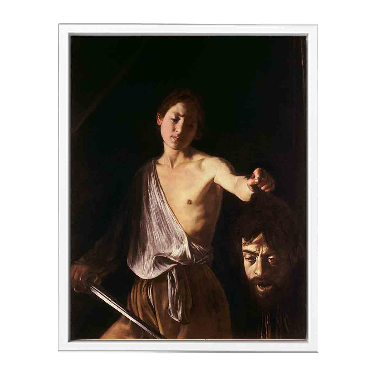 David with the Head of Goliath By Caravaggio