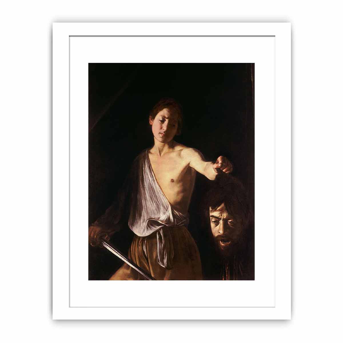 David with the Head of Goliath By Caravaggio