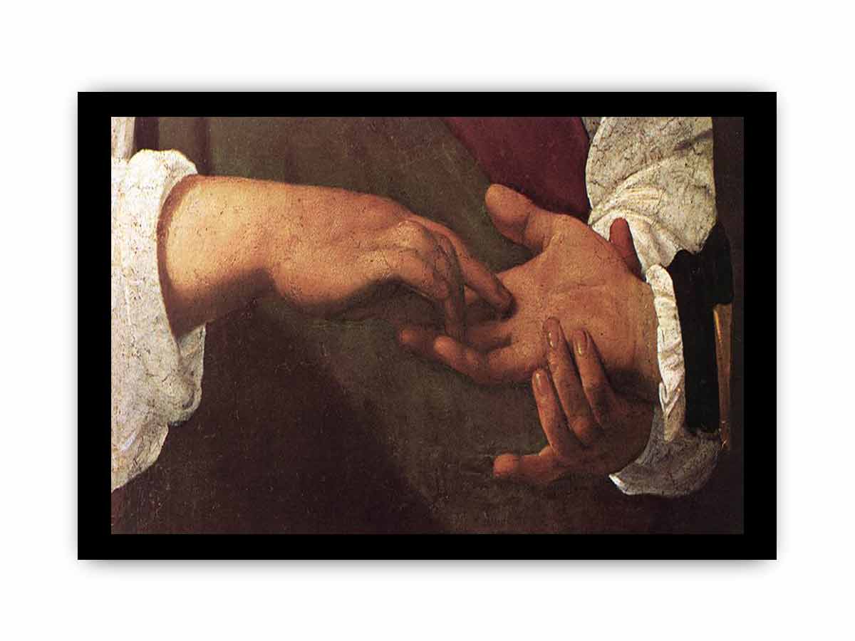 The Fortune Teller (detail) By Caravaggio