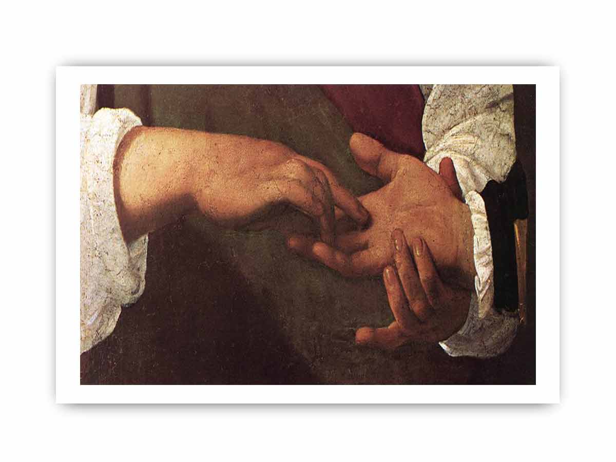 The Fortune Teller (detail) By Caravaggio