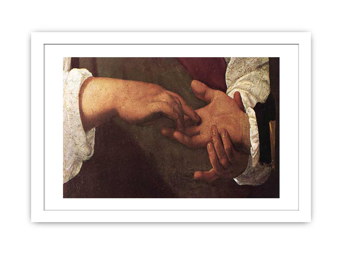 The Fortune Teller (detail) By Caravaggio