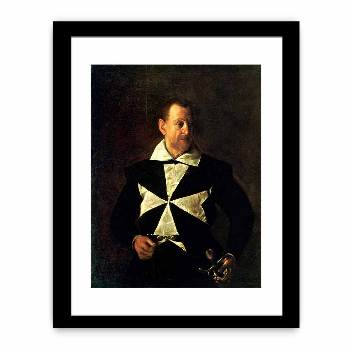 Portrait of Fra Antonio Martelli By Caravaggio