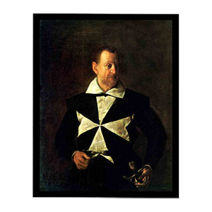 Portrait of Fra Antonio Martelli By Caravaggio