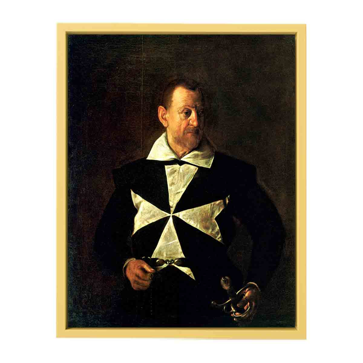 Portrait of Fra Antonio Martelli By Caravaggio