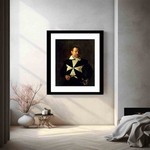 Portrait of Fra Antonio Martelli By Caravaggio
