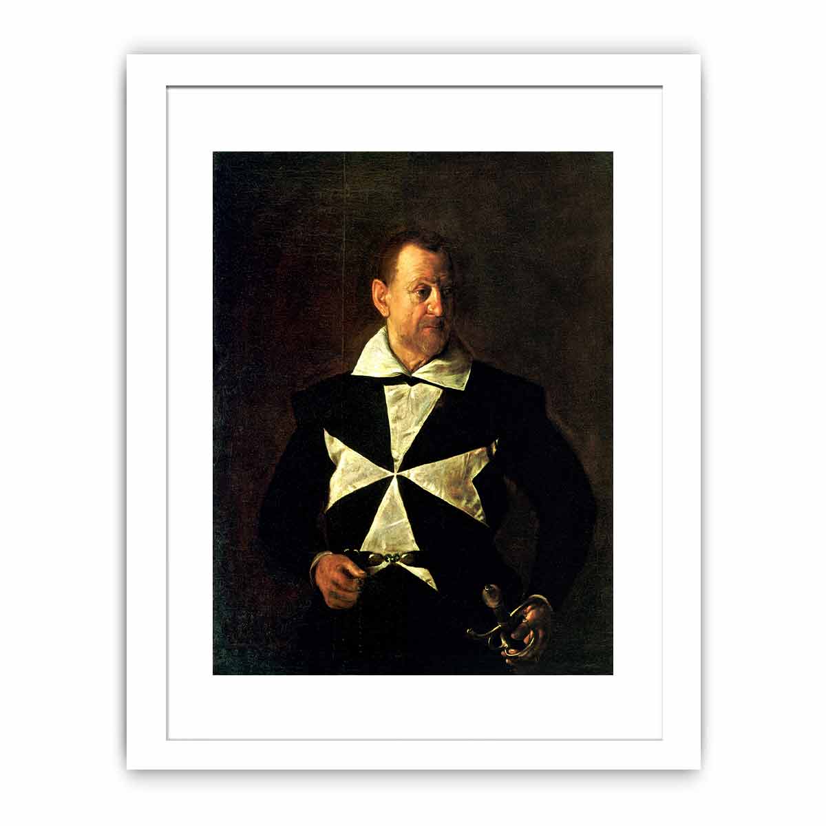 Portrait of Fra Antonio Martelli By Caravaggio