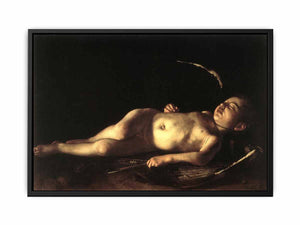 Sleeping Cupid By Caravaggio