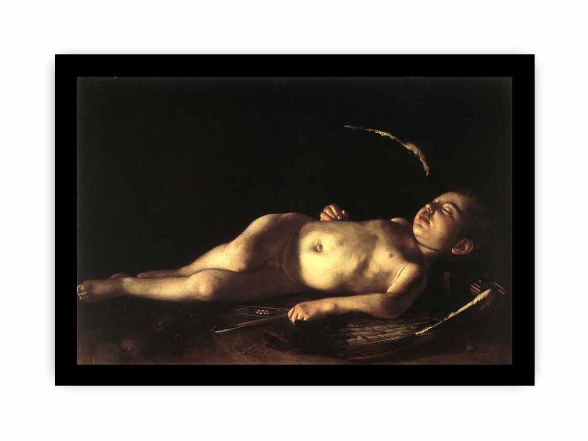 Sleeping Cupid By Caravaggio