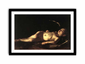 Sleeping Cupid By Caravaggio