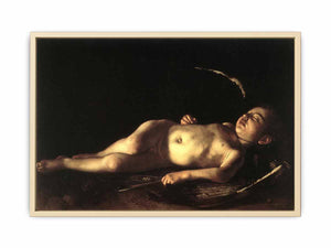 Sleeping Cupid By Caravaggio