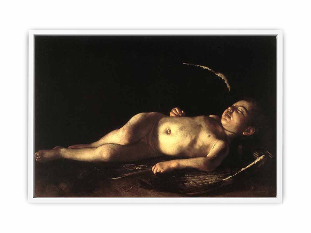 Sleeping Cupid By Caravaggio