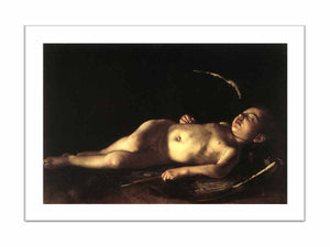 Sleeping Cupid By Caravaggio