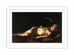 Sleeping Cupid By Caravaggio