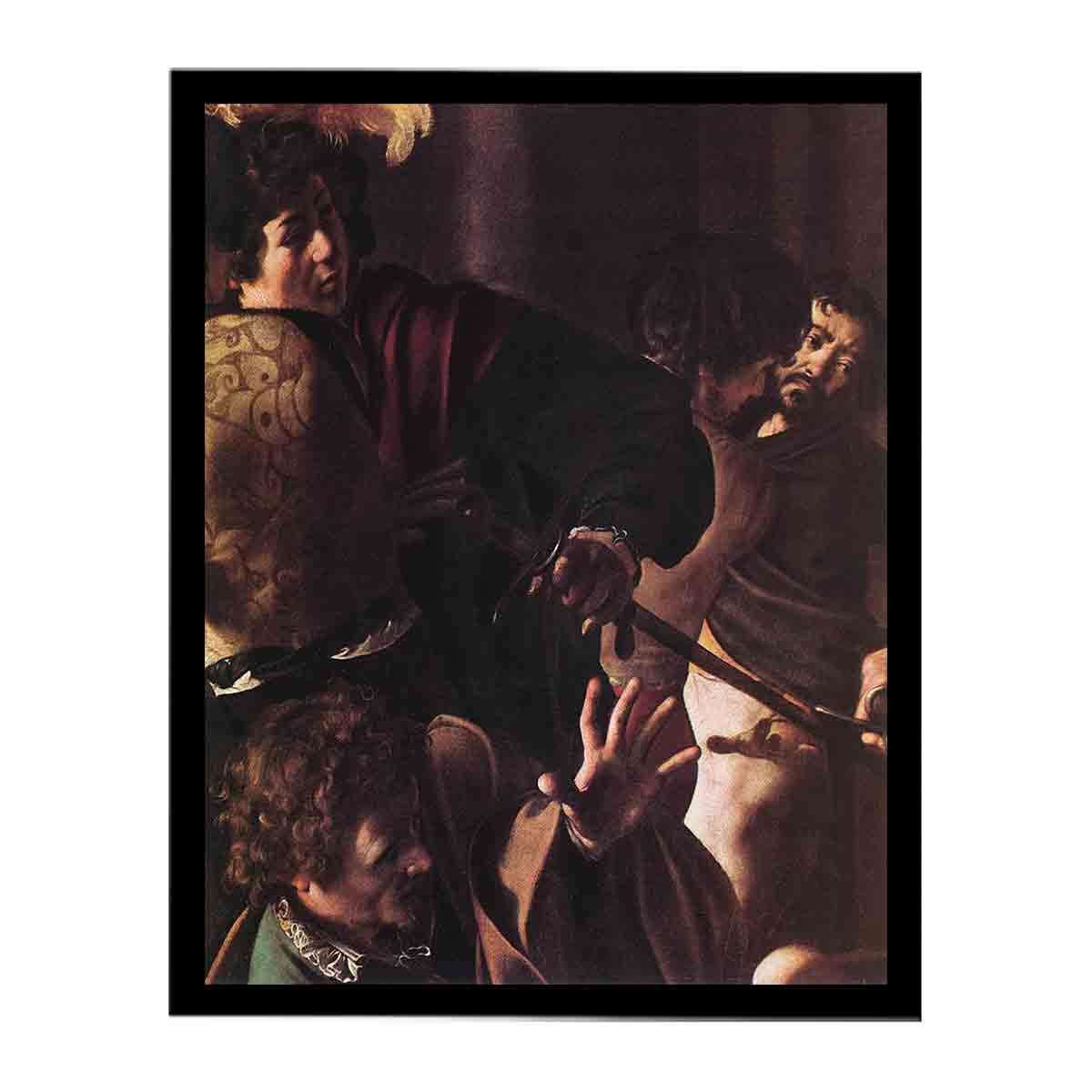 The Martyrdom of St Matthew (detail) By Caravaggio