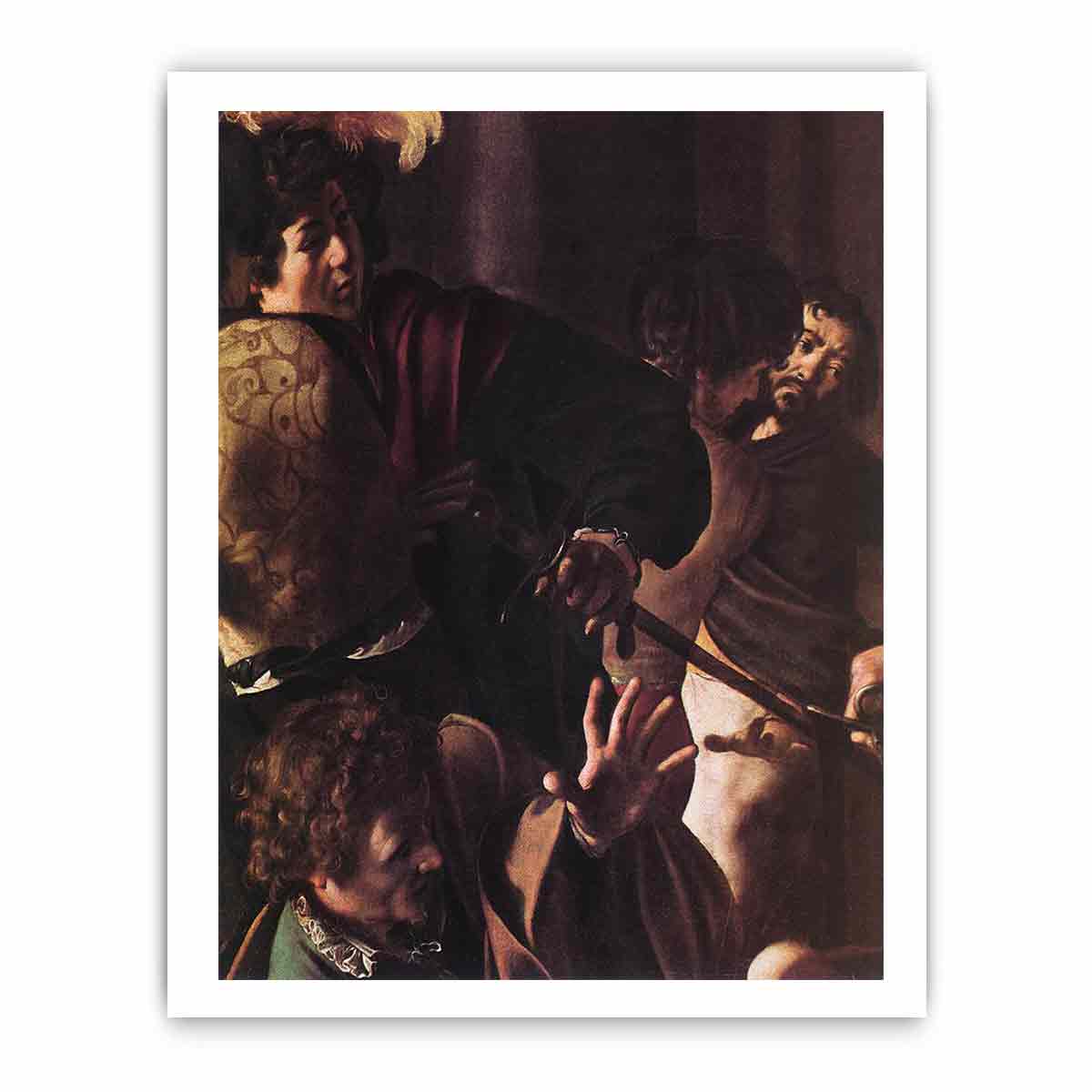 The Martyrdom of St Matthew (detail) By Caravaggio