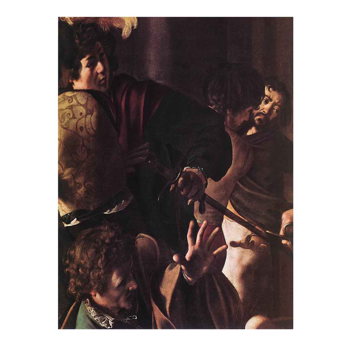The Martyrdom of St Matthew (detail) By Caravaggio
