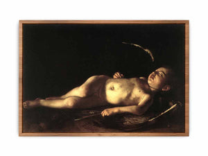 Sleeping Cupid By Caravaggio
