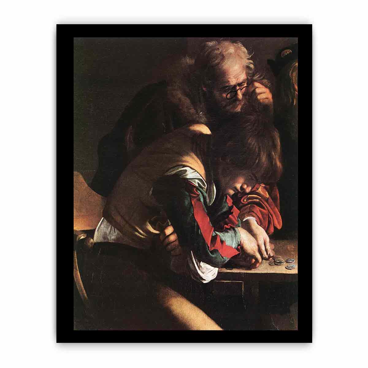 The Calling of Saint Matthew (detail) By Caravaggio